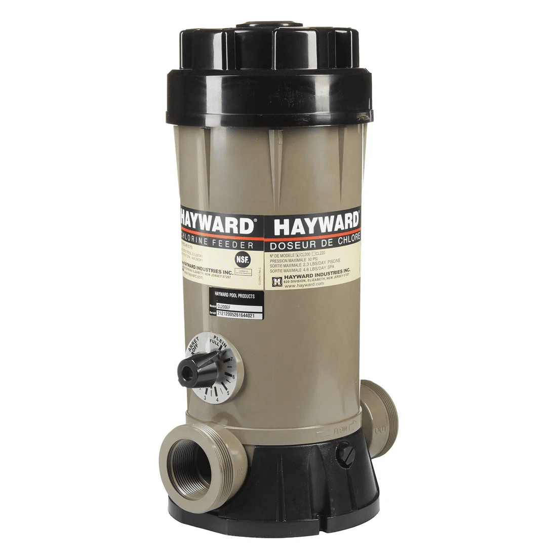 Chlorinateur In-Line pour piscine Hayward - CL200EF