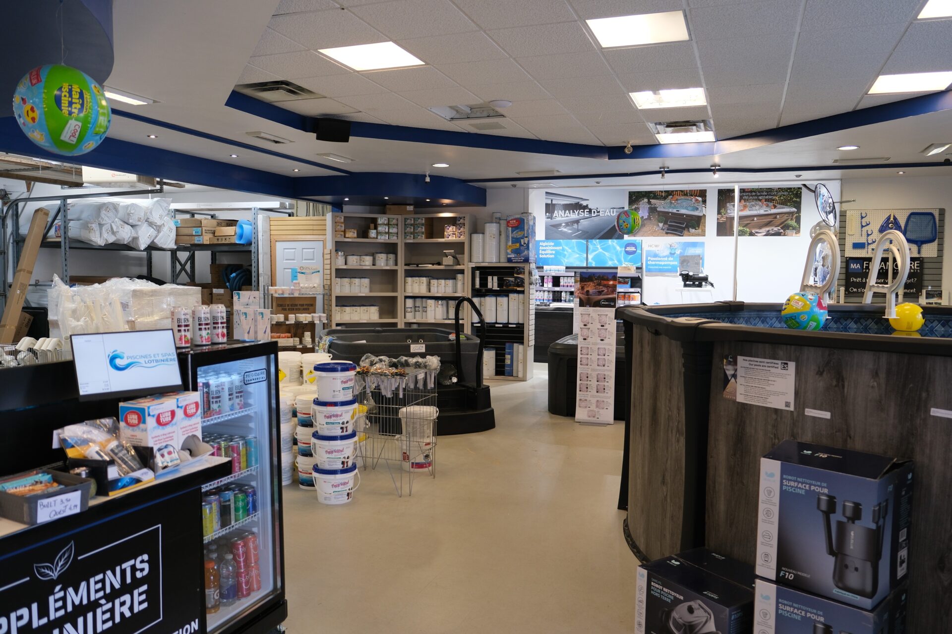 Magasin Piscines et Spas Lotbinière à Saint-Apollinaire